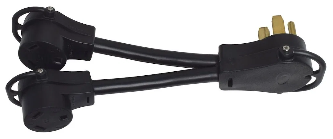 A10-50X30Y – VALTERRA LLC Power Cord Adapter, Y-Type 50 Amp Male Two 30 Amp Female